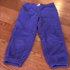 Carter’s, cute girl fleece pants, size 5